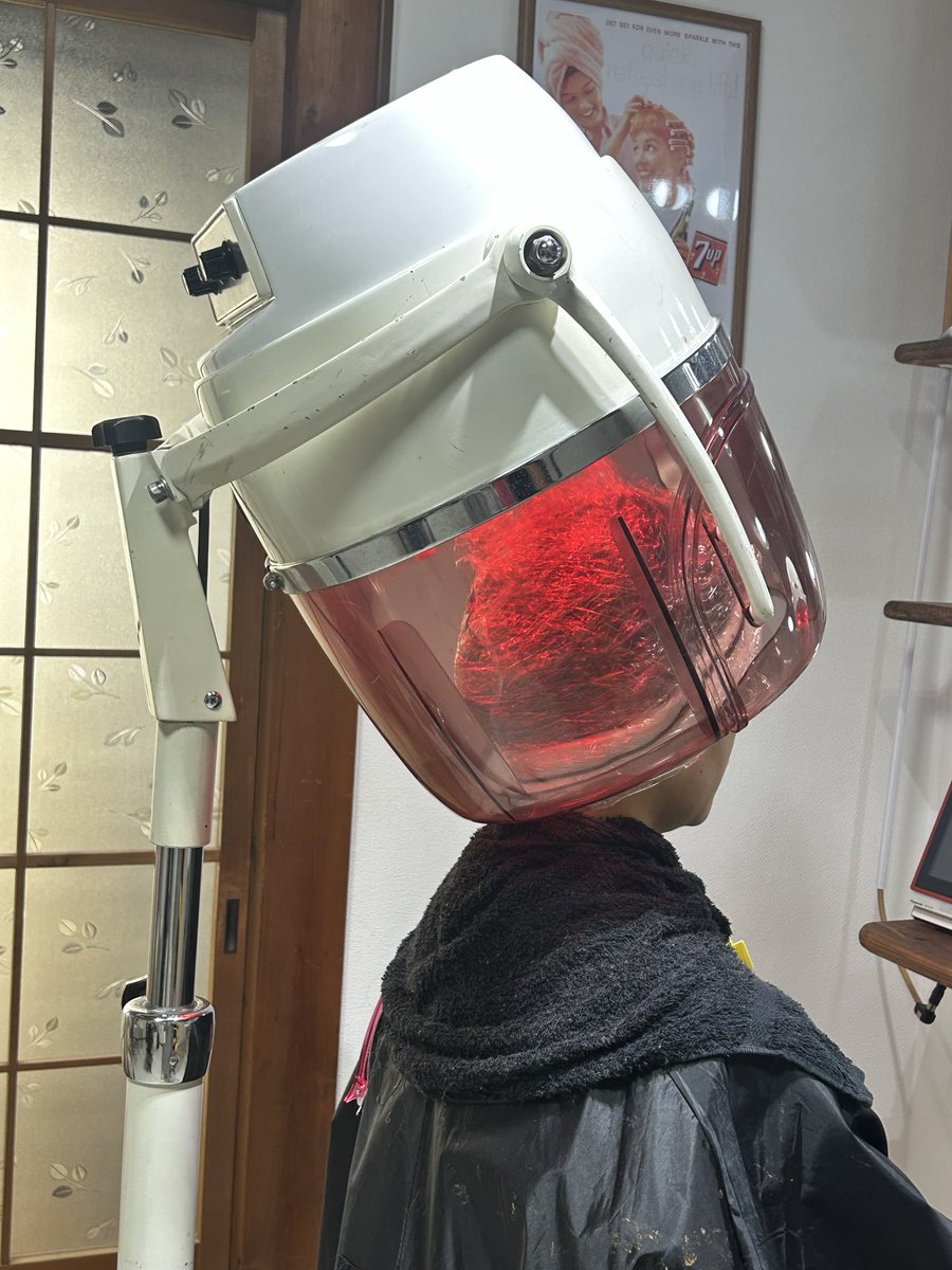 【湯布院アンティーク】昭和レトロ♪　美容室 加熱器 湯布院アンティーク様専用】昭和レトロ♪ 美容室 加熱器
