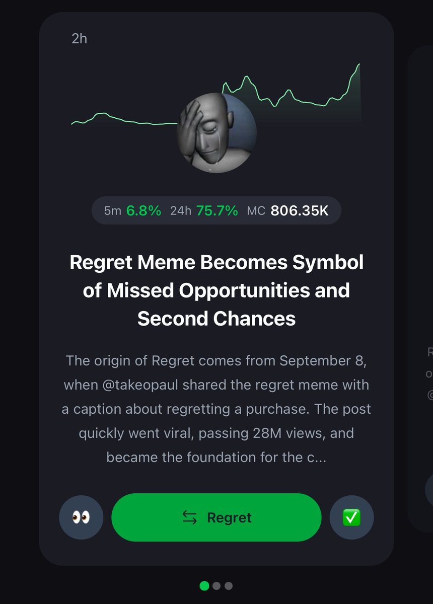 regretsolmeme's tweet photo. 🚀 REGRET AIRDROP!  

Something BIG is coming in the crypto world! The $REGRET team is launching an exclusive airdrop to reward early supporters and grow the community!  

⌛️ How to Participate:  
1. Follow us on X (Twitter) — [@regretsolmeme ]  
2. Don’t forget to RT this tweet!  
3. You’re all set! 

Everyone who participates will win for free!
Claim your reward now via the link below 👇