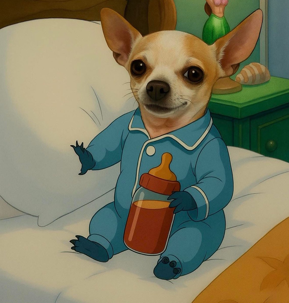DiloConPerritos's tweet photo. Mi perrito todo mugroso preparándose para acostarse en las sábanas recién lavadas. https://t.co/zSo2vkqHK5