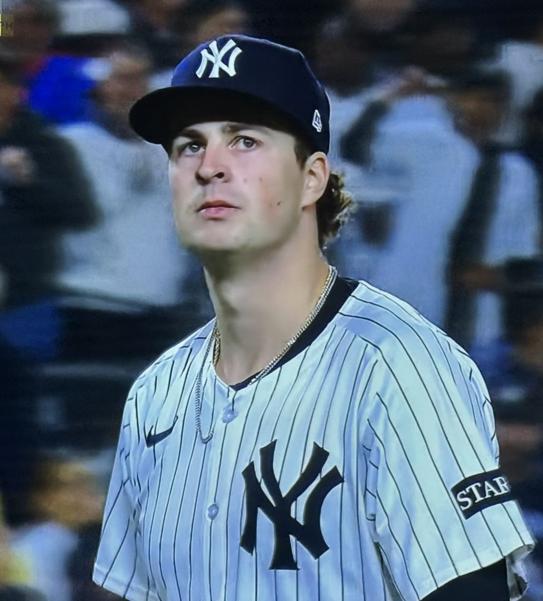 Super70sSports's tweet photo. On July 2nd, Cam Schlittler gave up 7 runs in 2 1/3 innings against the Lehigh Valley Iron Pigs. Life comes at you pretty fast. https://t.co/maQ7yJUz3Y