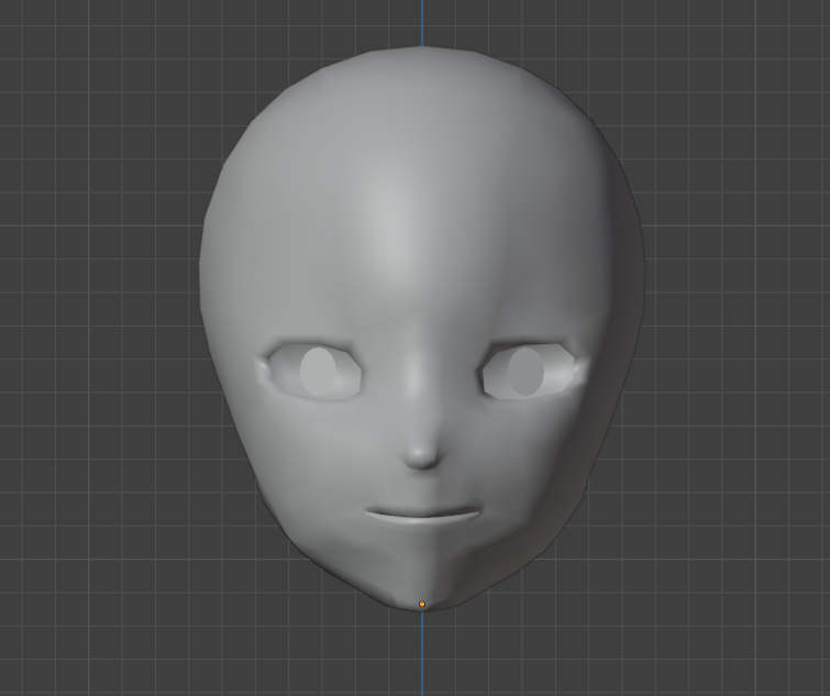 Finally finished the bald head haha looks kinda like an alien #blender #3D