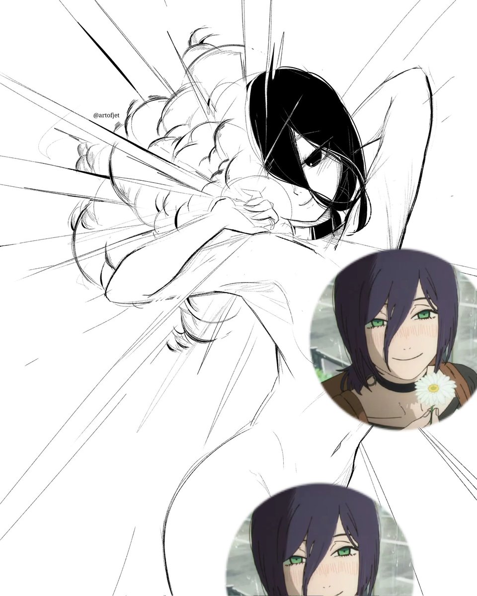 Hope this would look better in color #reze #chainsawman