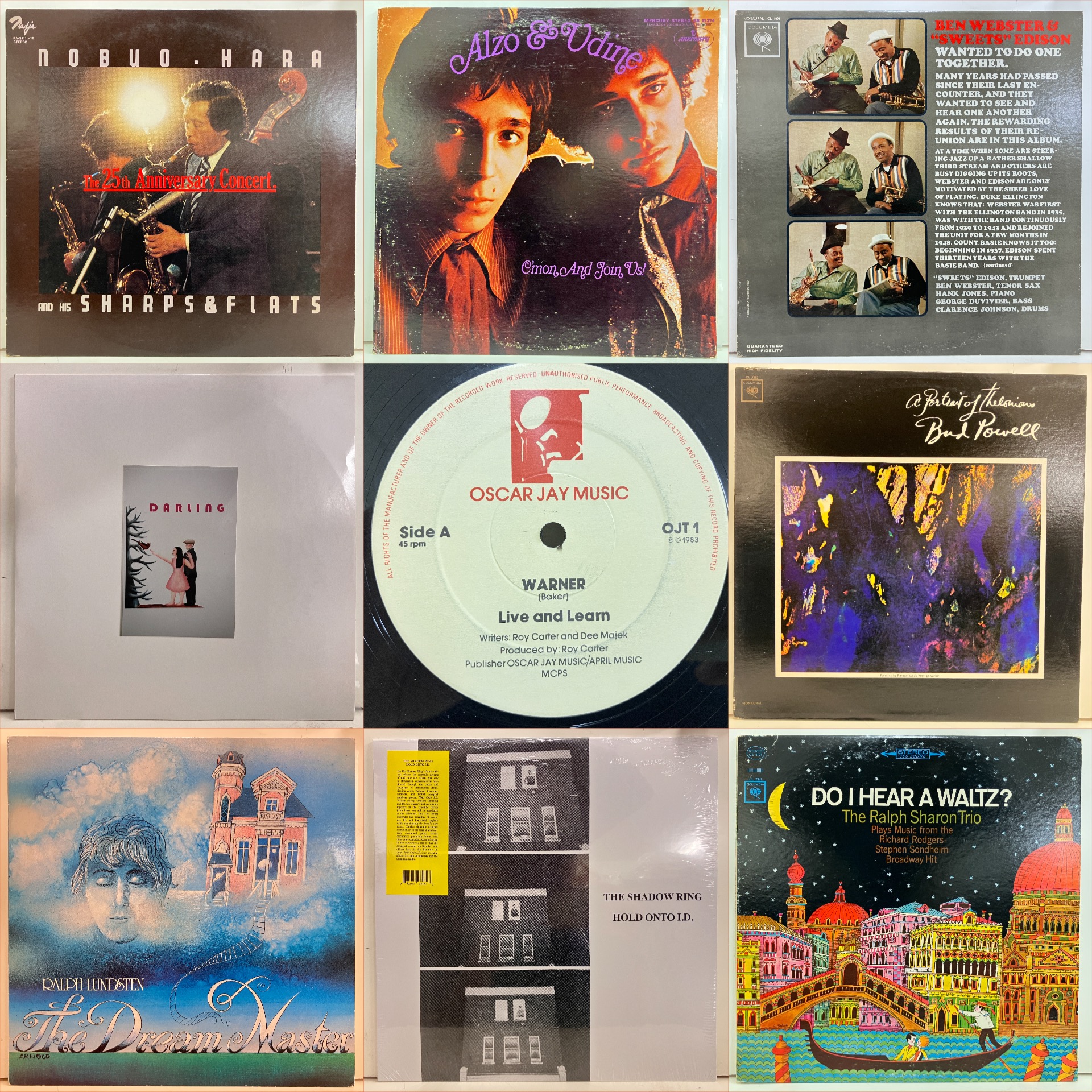 ジャズ【ボーカル】Re1003-8　Jazz レコード 5枚セット ジャズ【ボーカル】Re1003-8 Jazz レコード 5枚セット ジャズ