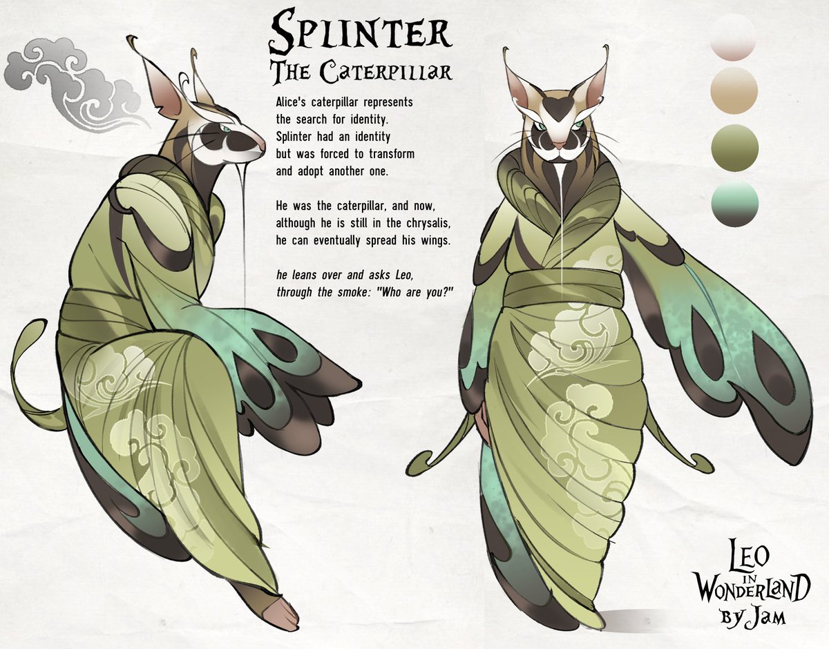 jam_y2k's tweet image. Splinter the Caterpillar 🐛🦋 (smoke is from incense) #TMNT #AliceinWonderland
