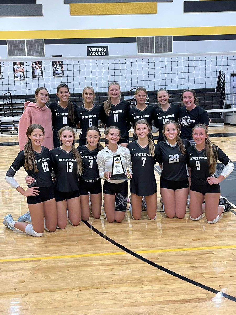 AnkenyNorthview's tweet photo. Freshman JAGVB = Winterset Tournament Champs! 🏆🐾 @GoJagVB @Jaguars_AD https://t.co/JAGn74tyAF