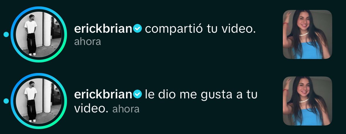 lo feliz que me haces <a href="/ErickBrianColon/">Erick Brian</a> 🤍