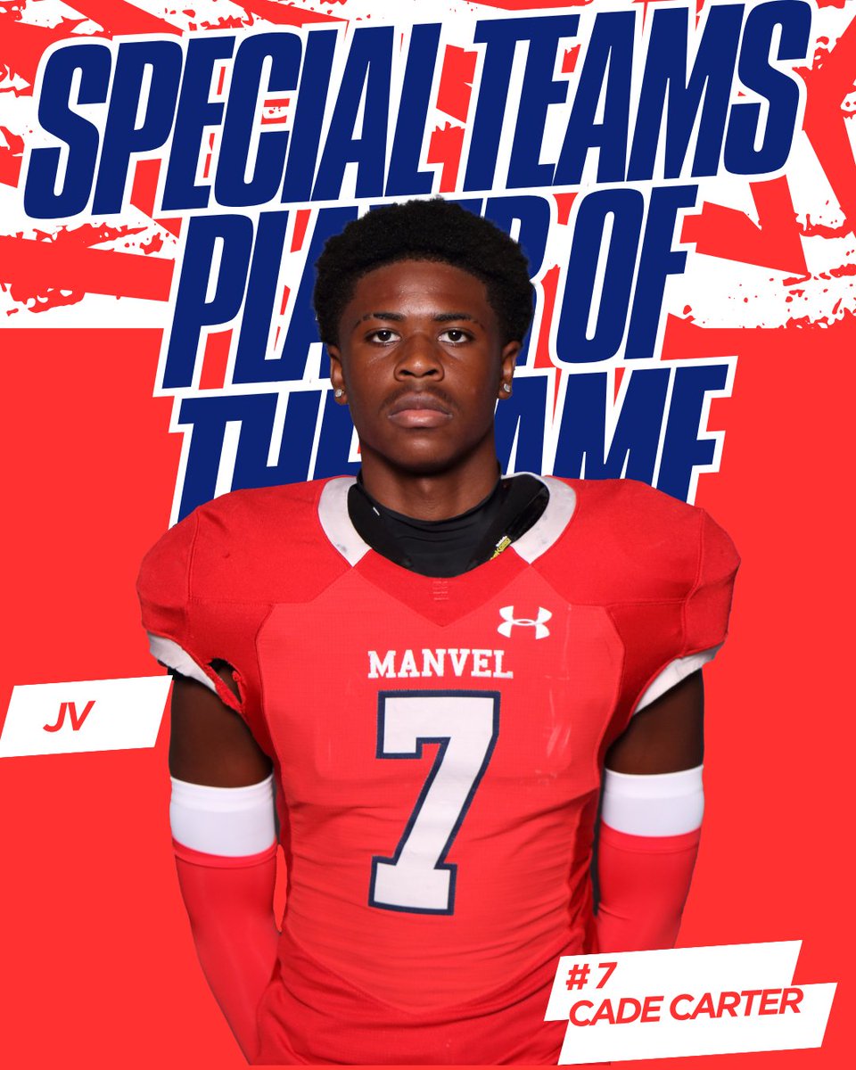 Congratulations to the JV Players of the Game verse South Houston 
<a href="/CoachKirkMartin/">Kirk Martin</a>
<a href="/ManvelHS/">Manvel High School</a>
<a href="/AlvinISDAth/">Alvin ISD Athletics</a>
<a href="/ManvelHSabc/">Manvel HS Booster Club</a>
#recruitmanvel #family