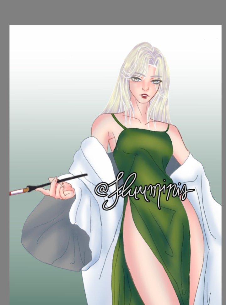 Fluuminis's tweet image. Female Draco version 
#drarry #hpdm #HarryPotter #DracoMalfoy #fanart #artistsontwitter