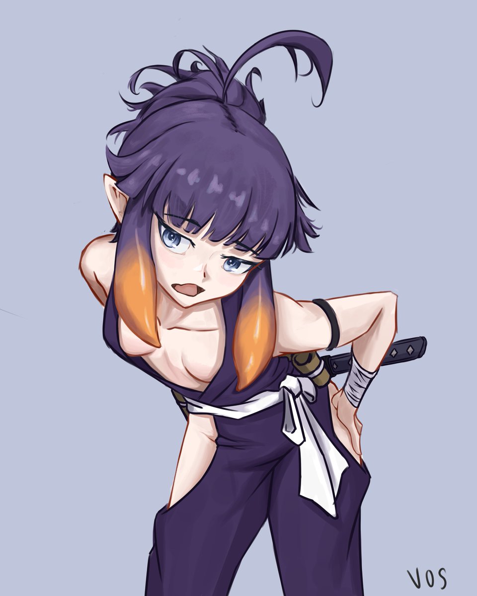 TheAraragi's tweet photo. #HOLOctober Day 2 - Ninja https://t.co/5Qhudjbixd