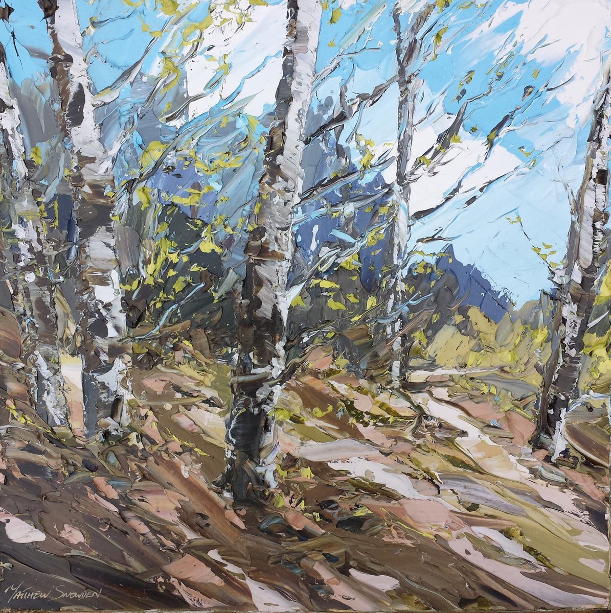 ComBat34658's tweet photo. 🌿✨ Birch Forest Serenity
Light dances through fresh spring leaves, silver trunks standing tall — nature’s quiet reminder of renewal.
#ArtLovers #NatureArt #OilPainting #LandscapeArt #BirchForest #ArtOfTheDay #InspirationInNature https://t.co/2QUkJ7wYQs