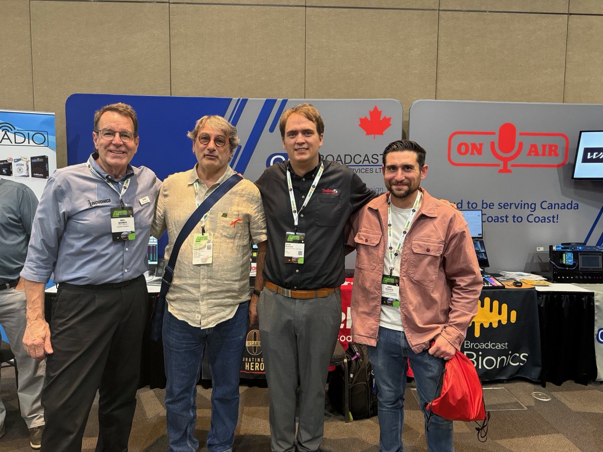 Tieline's tweet photo. Some pics from another fantastic #WABE convention this year. Thank you to everyone involved for a fantastic event. #Tieline #GSBroadcastTechnicalServices #GSBroadcast @WABE_Convention https://t.co/PhvqG3RZ1b