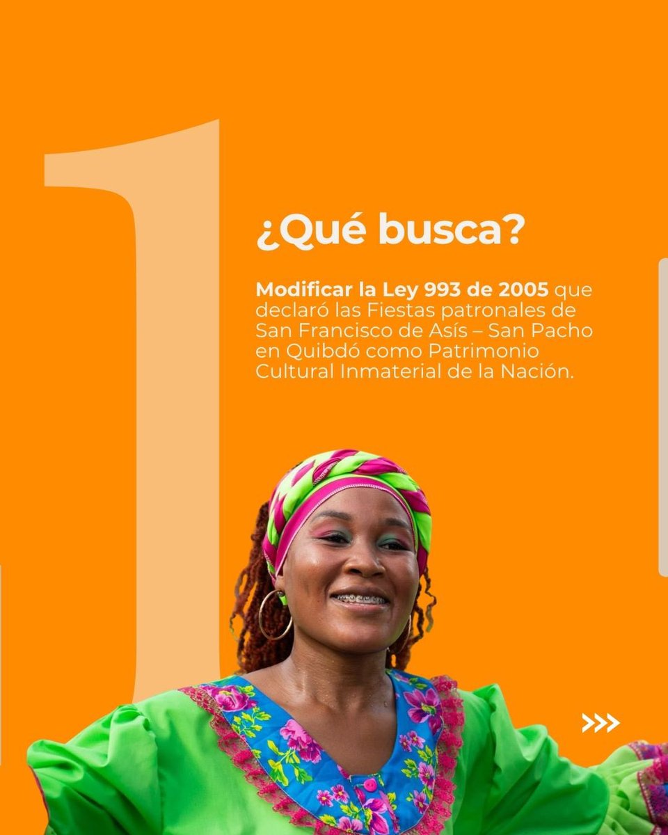 JamesMosqueraT's tweet image. 🧡🐟 El Proyecto de Ley 053 de 2024 avanza en su tercer debate en la Cámara.
Esta iniciativa busca fortalecer el reconocimiento de las Fiestas de San Francisco de Asís – San Pacho, ya declaradas como Patrimonio Cultural Inmaterial de la Nación.

#bocachico 
#curuldepaz