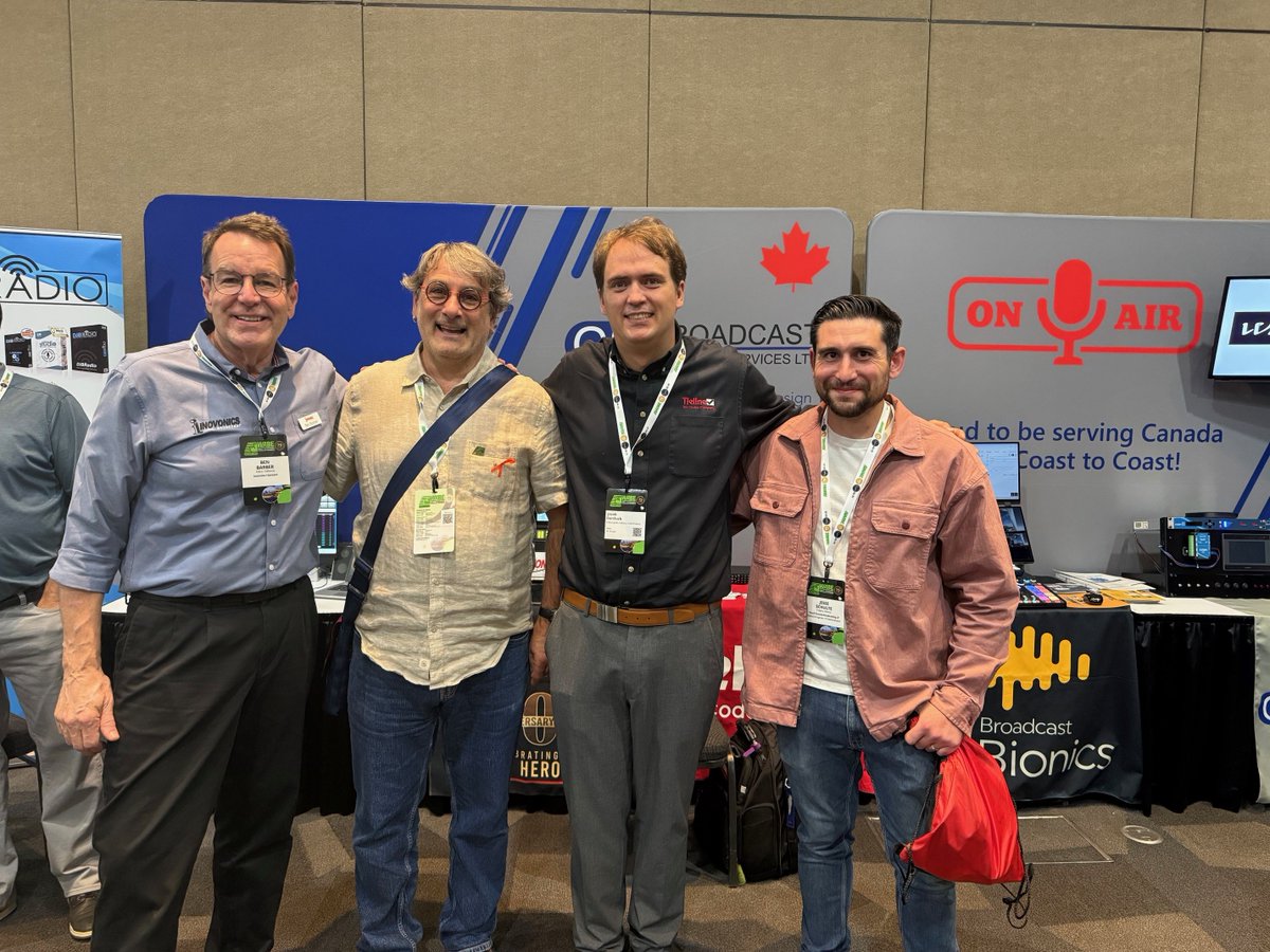 Tieline's tweet photo. Some pics from another fantastic #WABE convention this year. Thank you to everyone involved for a fantastic event. #Tieline #GSBroadcastTechnicalServices #GSBroadcast @WABE_Convention https://t.co/PhvqG3RZ1b