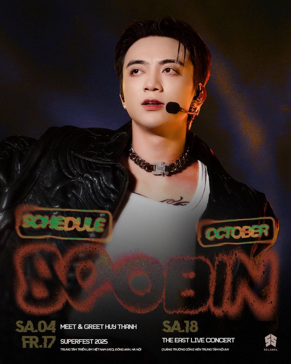 ruansky28's tweet photo. SOOBIN’s October Activities Schedule
FC SOOBIN update 2025.10.03
#SOOBIN #SOOBINHOANGSON #SOONINLIVECONCERT https://t.co/G04Le5uMF4