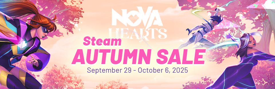 ShorelineGames's tweet photo. Don't miss your chance to get Nova Hearts on sale! Get some love before its cuddle season 😘
https://t.co/rkJAXD3WoX
#steam #steamsale #autumsale #indiegame https://t.co/iIkK6P8Yhu