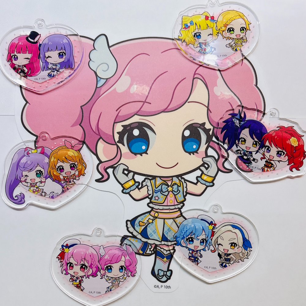 三ノ輪ヒカリ アイカツ! アクリルパズルピースキーホルダー Ver. STAR 三ノ輪ヒカリ アイカツ! アクリルパズルピースキーホルダー Ver
