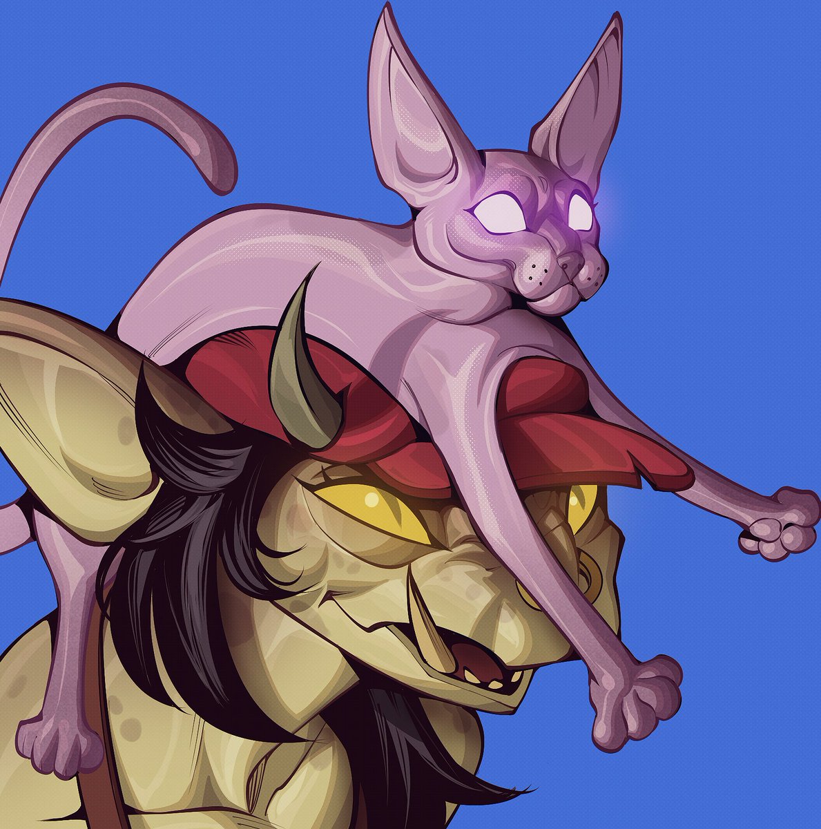 VinegarAndSoda's tweet photo. Ivy and her friend  🐱
#Deadlock #deadlockfanart https://t.co/dMK2wxgcQ7
