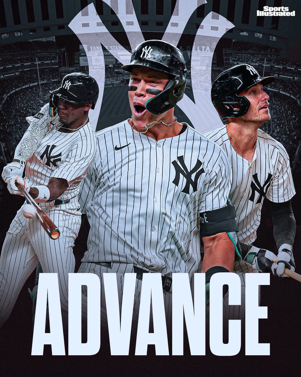 THE YANKEES ADVANCE TO THE ALDS 🔥