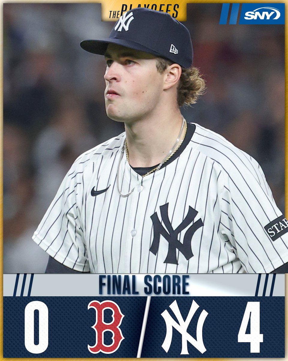 snyyankees's tweet photo. CUE SINATRA.

YANKEES WIN GAME 3! https://t.co/vCtfl3HNx2