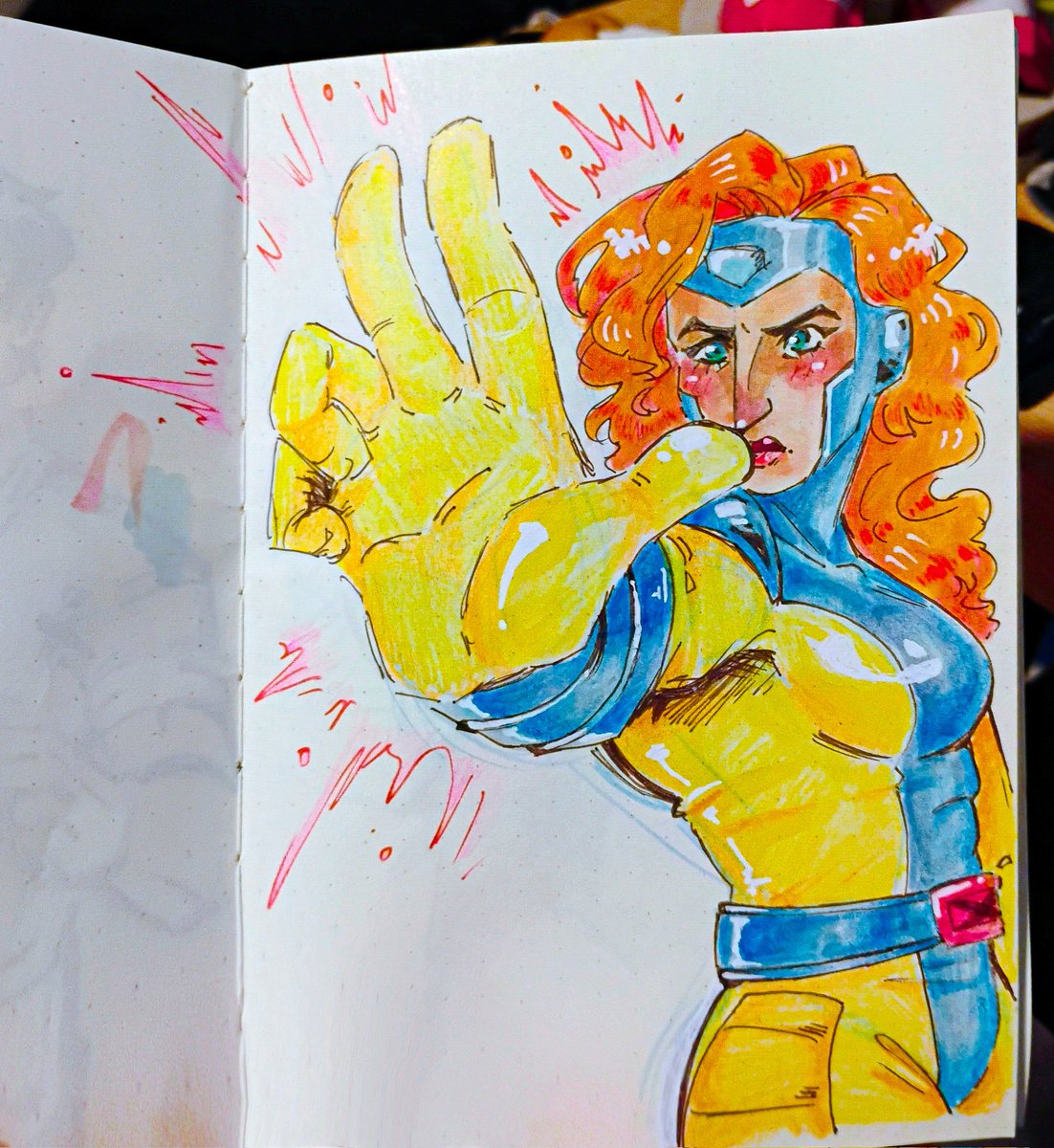 Was bored at work 
#JeanGrey