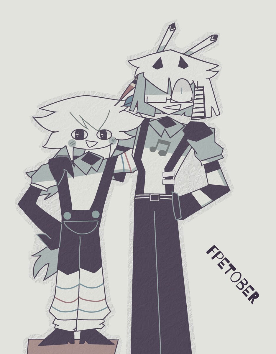 MR_KTZ0's tweet image. #FPEtober day 1-2:

I love these 2 characters (neither looks good in the drawing, heh)

#engelfpe #misterdemi #fundamentalpapereducation