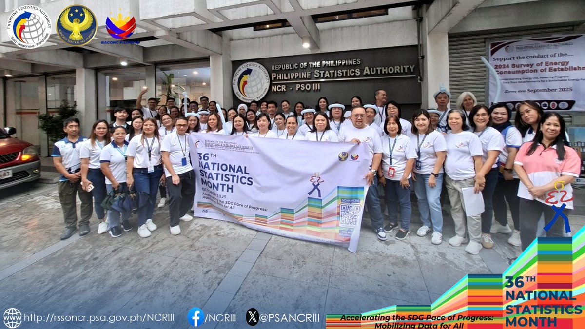 PSANCRIII's tweet image. The 𝗣𝗦𝗔 𝗡𝗖𝗥 𝗜𝗜𝗜 proudly joins the celebration of the 𝟯𝟲𝘁𝗵 𝗡𝗮𝘁𝗶𝗼𝗻𝗮𝗹 𝗦𝘁𝗮𝘁𝗶𝘀𝘁𝗶𝗰𝘀 𝗠𝗼𝗻𝘁𝗵.

#36thNSM #StatsForAll