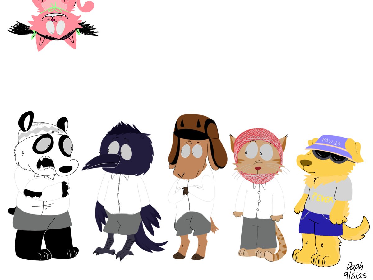 daphscool's tweet image. Block 13 but furry

#block13