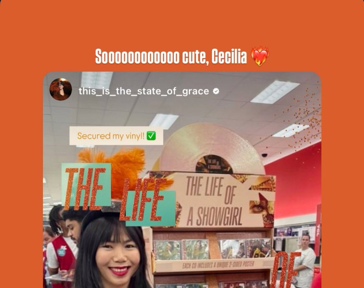 TN posted me on their story! 😭😭😭 #TSTheLifeofaShowgirl