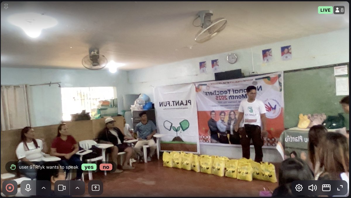 Quick and short livestream of our donation drive for our local school teachers who will lead the students tomorrow for their tree planting activity. 

Great plans ahead tomorrow so stay tuned $PLANTFUN 🌱💚