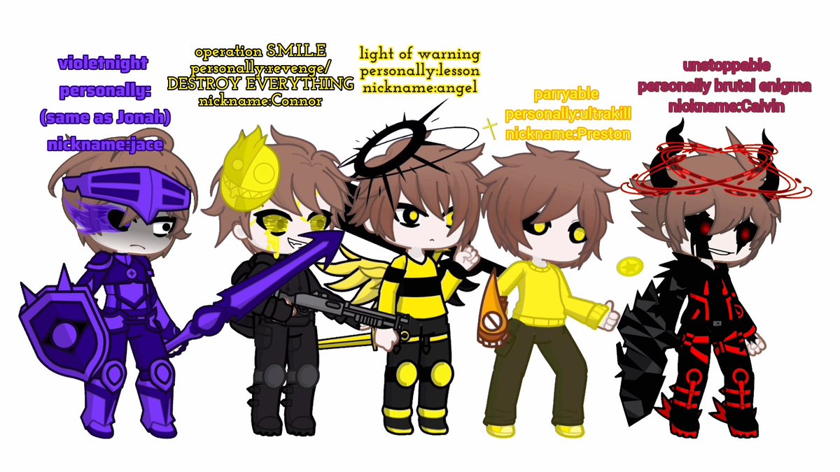 panpewan56348's tweet photo. before I going to doing something else I want to show my oc/personally so you guys can know what there name is (also some of them personally might not make sense cause Idk what to do now so yeah)
#gachalife2 #Gachalife #gacha #GL2 #gachacommunity #GachaClub #makeforfun https://t.co/NRQi052xmH