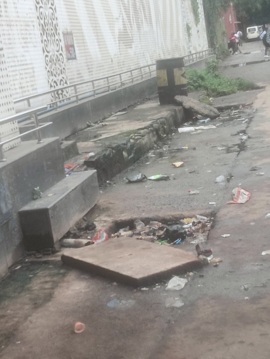 kumarparth5's tweet image. This is condition at ara railway station near entrance.. sewage is choked all dirty and meshy what employees are doing???@IRCTCofficial