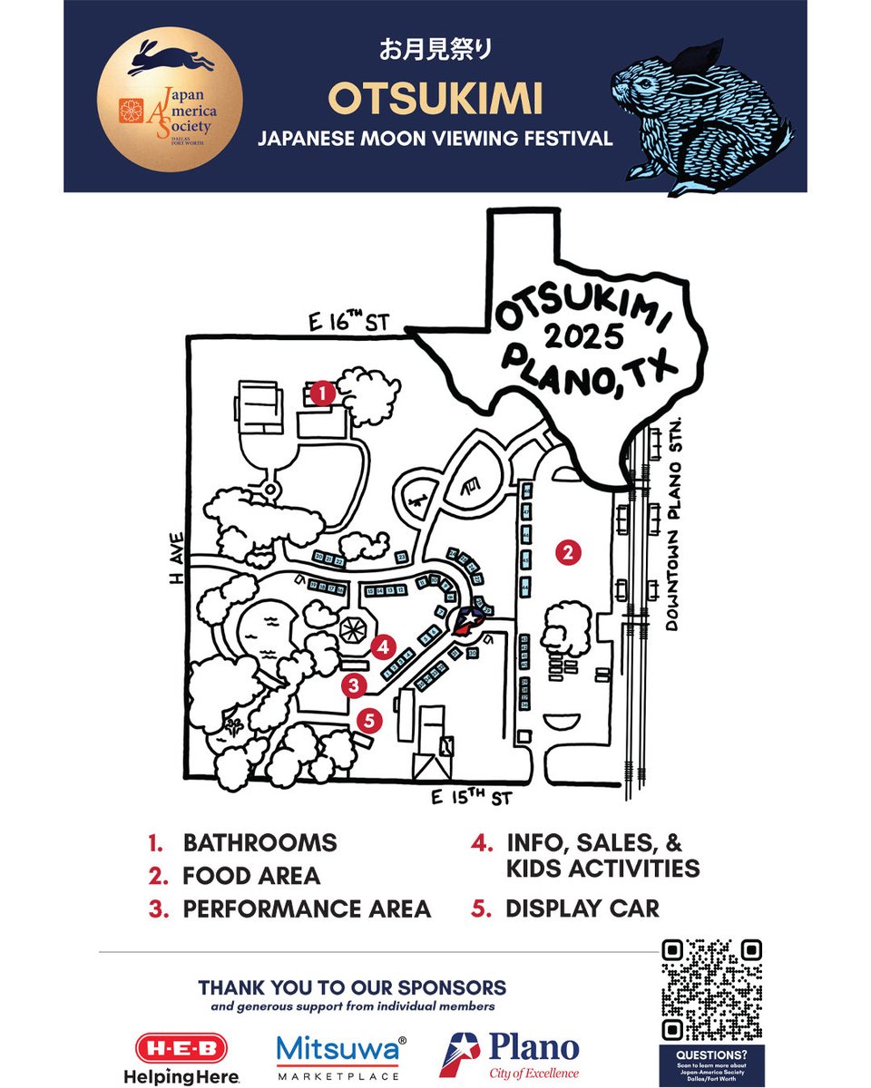 Join us this Saturday evening October 4th, 2025 for a sumo demonstration at <a href="/JASDFW/">Japan-America Society of Dallas/Fort Worth</a>’s annual Otsukimi Moon Viewing Festival! 🌕 

We’ll be taking the stage at 7:20PM! 🐇 

Please come by our booth to support us and take a photo with our sumōtori! 📸 

#dallas #ダラス #sumo #相撲