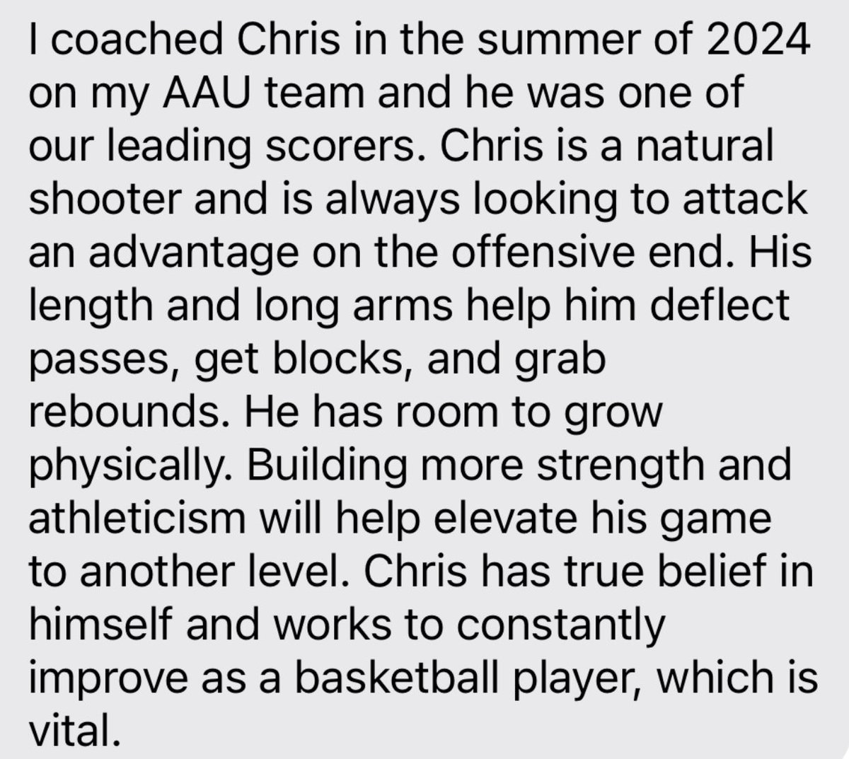 Thank You for the write up Coach Ringo!!
#Collegeathletics 
#Highschool
 #Senior
#classof2026 
#basketballfundamentals
