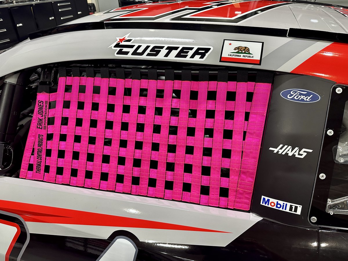 HaasFactoryTeam's tweet photo. Proud to partner with @ErikJonesFdn's #WindowOfHope program with pink window nets for the ROVAL. π
Bid on these signed window nets. Proceeds will benefit Atrium Healthβs Project Pink and the National Breast Cancer Foundation.
β‘οΈ: https://t.co/YabjX933OC https://t.co/GJRBRMGtKC