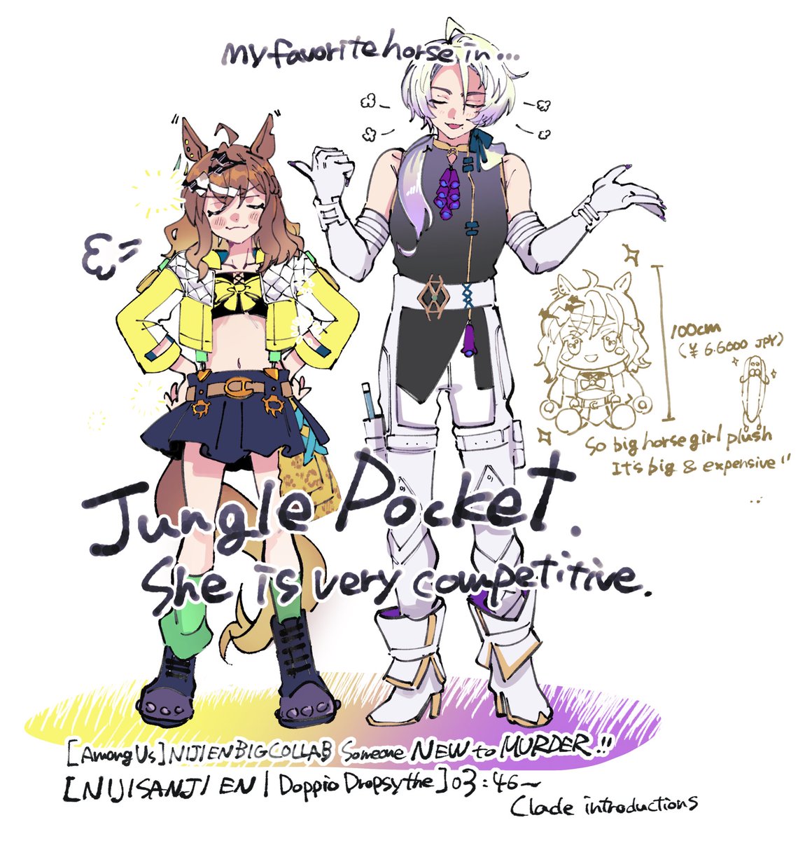 napnap031's tweet image. So glad Claude’s enjoying umamusume🐎🐎🐎