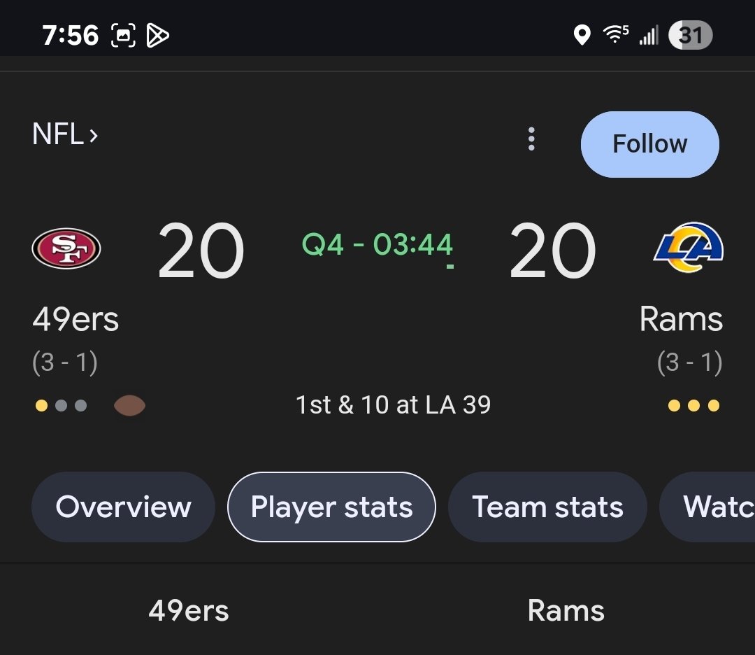 Classical_Steam's tweet photo. Um... no i don't think so
#Rams #49ers #NFL https://t.co/UDqI7fsVv6