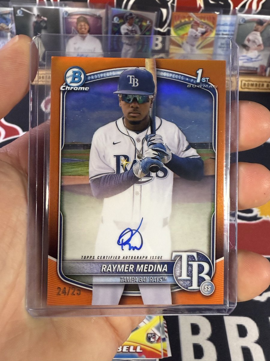 Bomber Sports Cards (@bomberbreaks) on Twitter photo Bowman Chrome was Crushing It on the Break Pad tonight! 
Join our next breaks at BomberBreaks.com ⬅️
@topps @fanatics #baseballcards #bowmanchrome #thehobby #mlb #yankees #dodgers #giants #rays Bowman Chrome was Crushing It on the Break Pad tonight! 
Join our next breaks at BomberBreaks.com ⬅️
@topps @fanatics #baseballcards #bowmanchrome #thehobby #mlb #yankees #dodgers #giants #rays