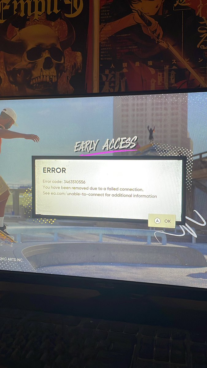 CrownMyFate's tweet photo. @EAHelp @EAHelp Please fix your servers. I just want to skate. https://t.co/DRp8VAmauf