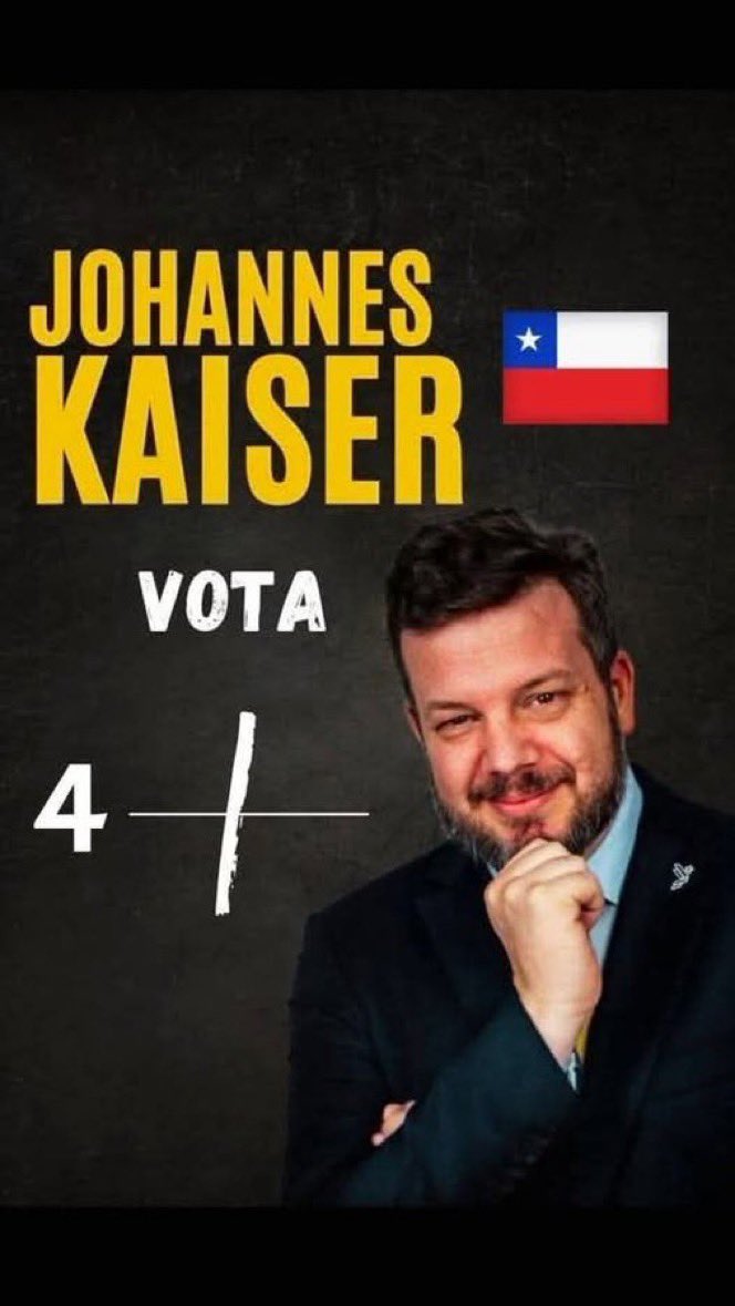 Yo votaré 4K💪🇨🇱
Y tú ❓
Responde
A. Obvio✅
B. No