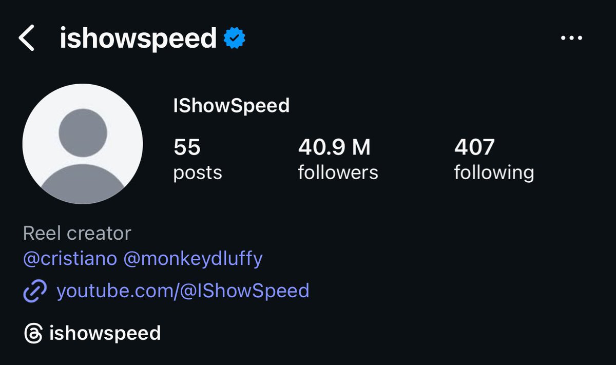 PIC_solana's tweet image. IShowSpeed, the biggest streamer of this generation, is a Default Profile Pic.