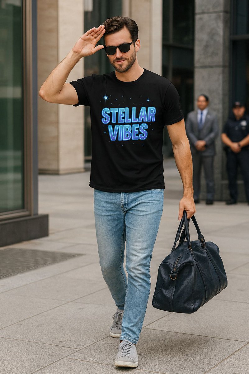 thedrunkonion's tweet image. Because Stellar Vibes never go out of style. ✨ 
🔗 bit.ly/46SqqeE 
#StellarVibes #Cosmic #StarPoweredStyle #OOTDStars