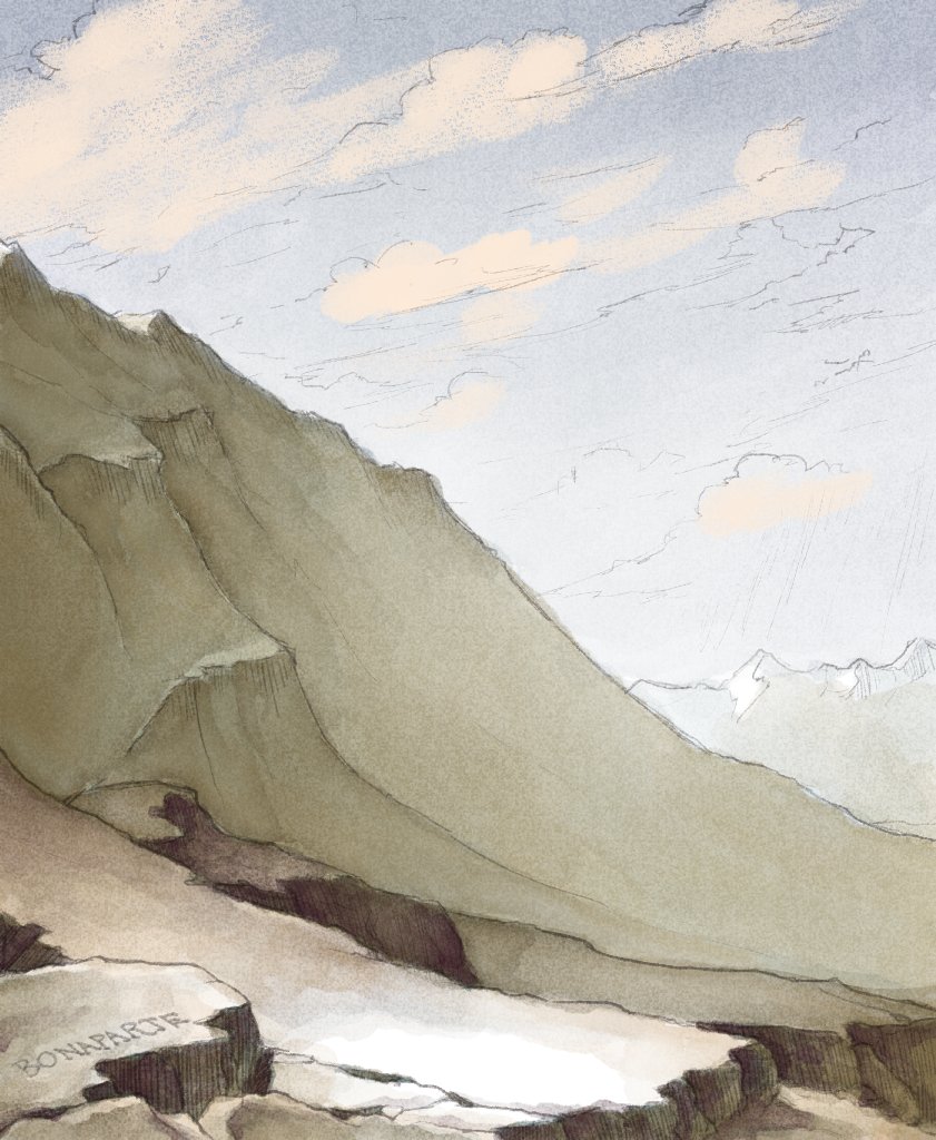It is not my common practice to adorn my drawings with backgrounds; yet the occasion did appear to require such embellishment, and thus I applied myself with earnest diligence to the task. Though the work is still in progress I cannot conceal my excitement for its eventual