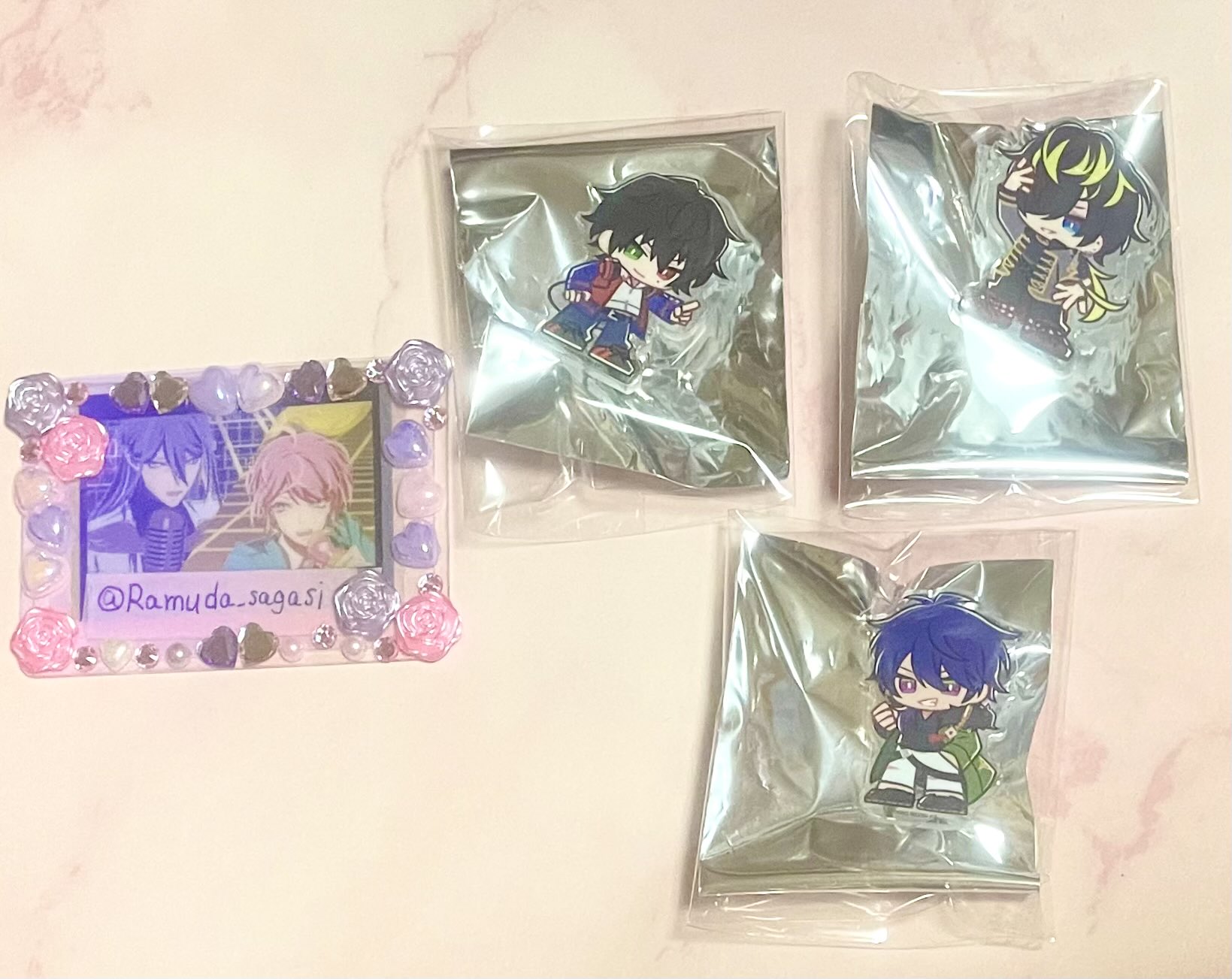 y*i様 ヒプマイ ヒプノシスマイク ちびキャラリング 左馬刻 ヒプノシスマイク 碧棺左馬刻 ちびキャラリング R 碧棺左馬刻