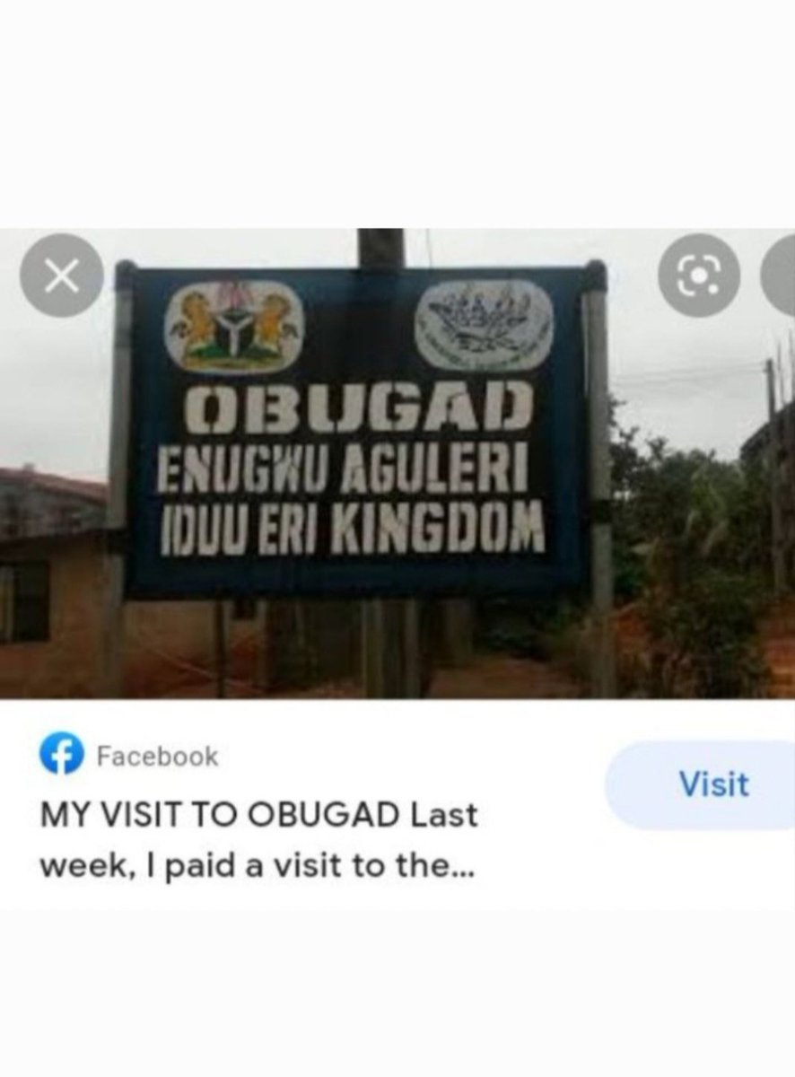 Csmooth2012's tweet image. You can disagree.

But let&apos;s very clear youre fighting a losing battle if you think you denying this truth.

Anambra State Nigeria.

Town of Aguleri, slated as the ancestral settlement of Eri the progenitor of the Igbos.

Who is Eri? According to the bible he was the son of Gad.…