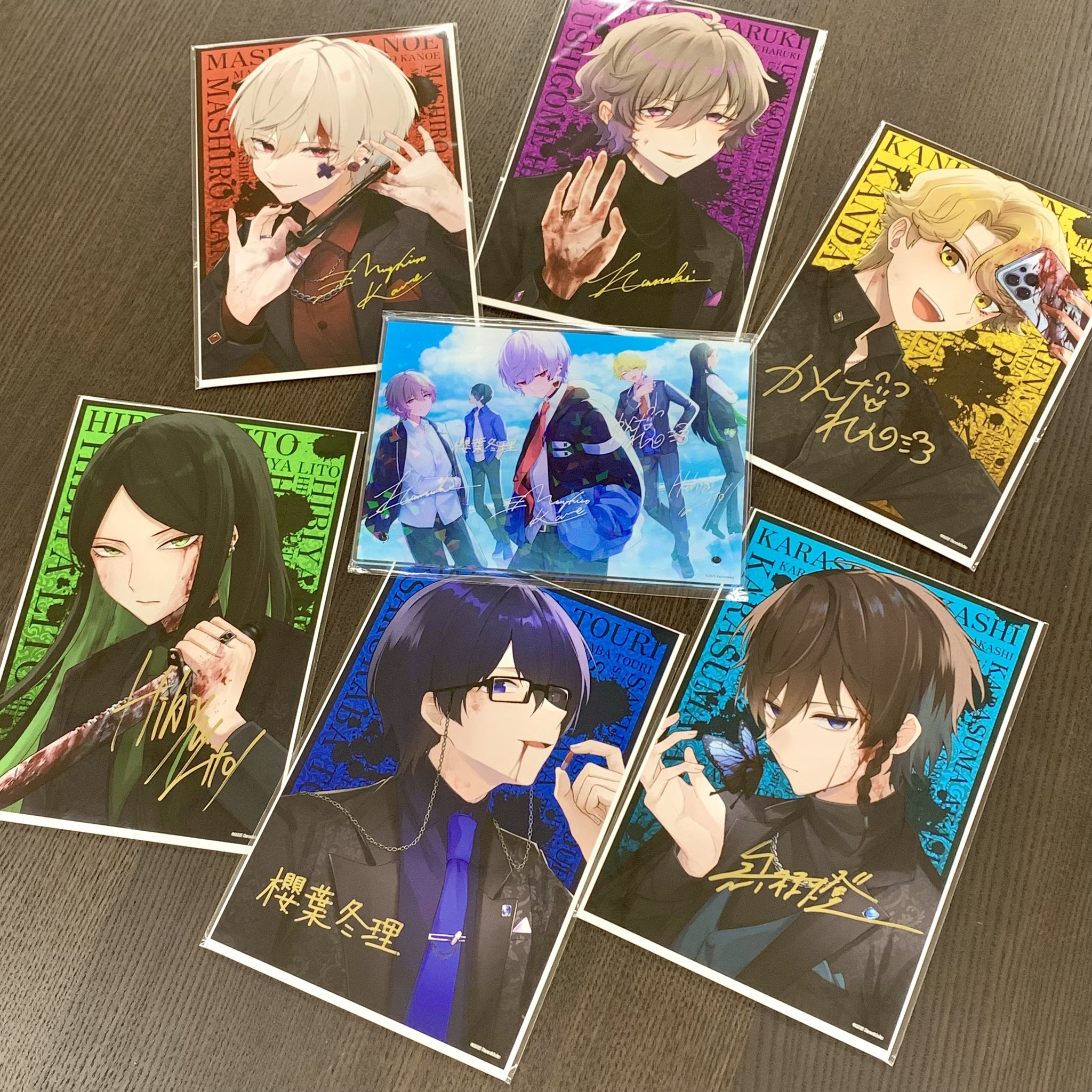 こむぴ　直筆サイン入りホログラムアクリルプレート こむぴ 直筆サイン入りホログラムアクリルプレート ホログラム
