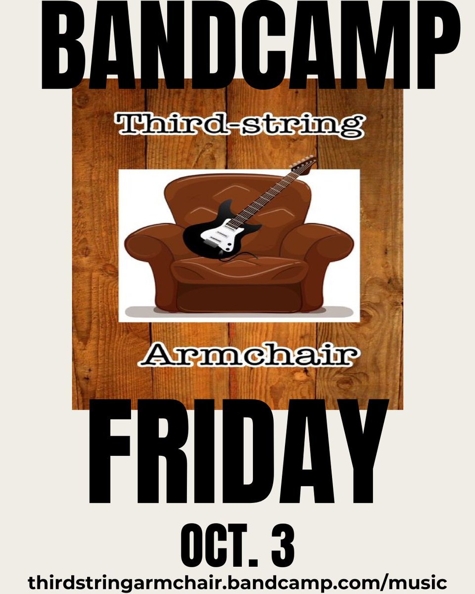 3rdstringarmqb's tweet image. #bandcampFriday come find me, link on my profile. Get you some music and help a starving artist.