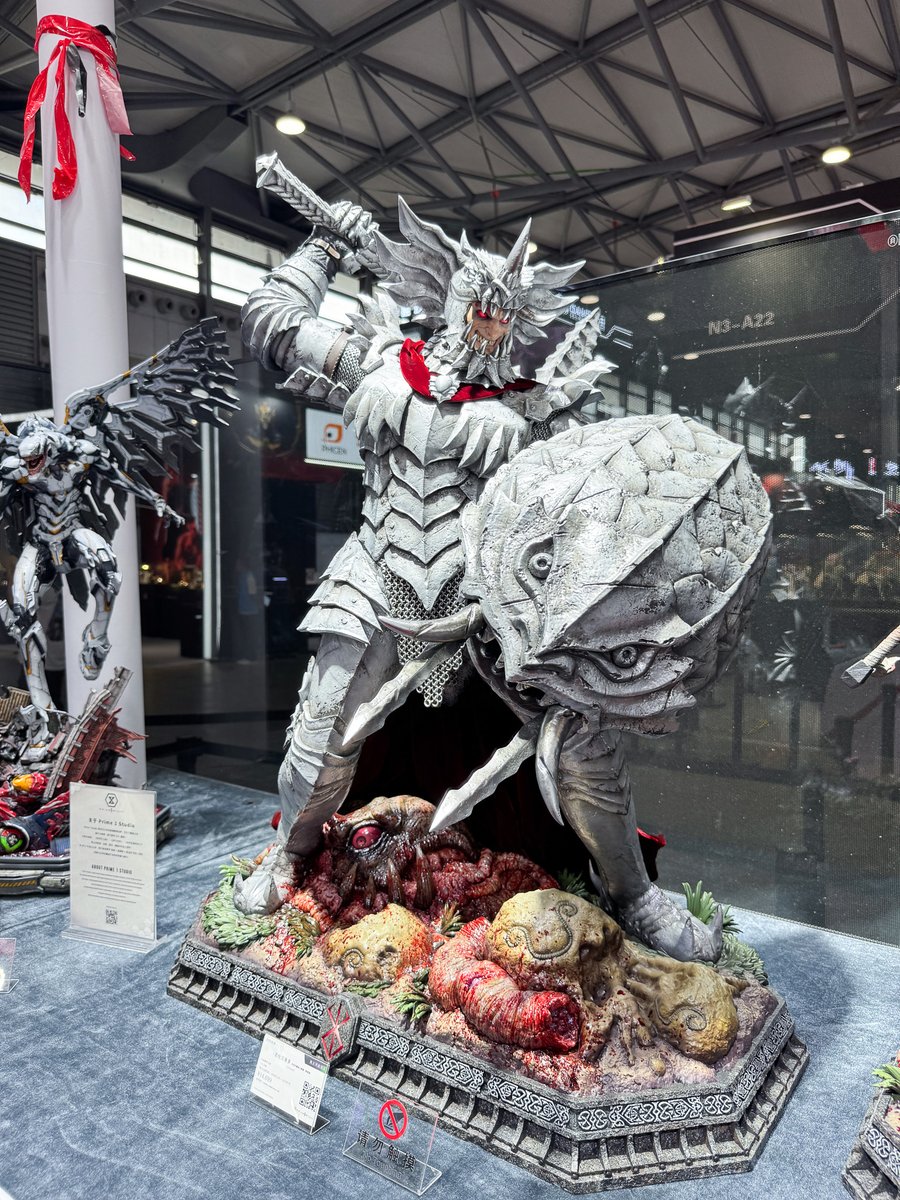 Prime1Studio's tweet photo. \\🌆#WF2025上海 展示情報🏙️//
ダークファンタジーの金字塔
『ベルセルク』より
「グルンベルド グルンベルド VS ガッツ」が展示中‼
■ご予約はこちら
https://t.co/zoXld7gRof
#WF2025 #WF2025上海
#Berserk #Grunbeld #Prime1Studio https://t.co/XFyPl6Tnyc