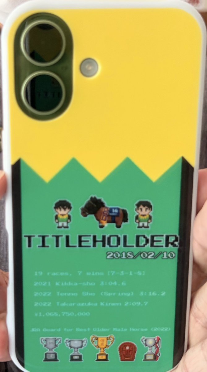 タイトルホルダーのiPhone17ケース届いた
いい感じ