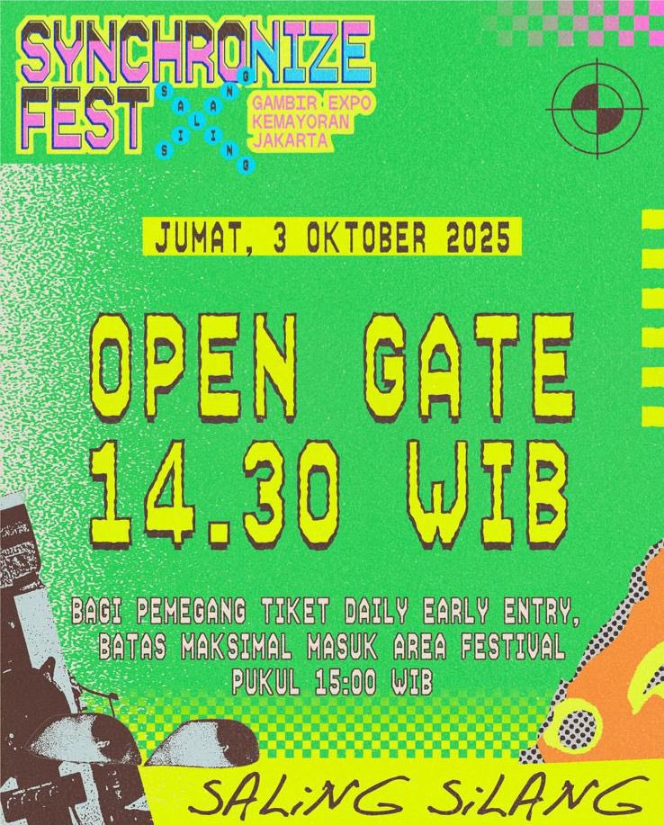 jakseul's tweet photo. WTS 2 Tiket Day 1 Synchronize Fest Early Entry (bisa masuk sampe jam 3 sore) harga under web #wts #zonauang https://t.co/wTIE2pYgeq