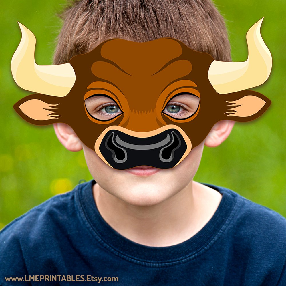 lmeprintables's tweet image. Bull Printable Mask Ox Costume Halloween DIY Brown Buffalo Yak Animal Farm Steer Cow Party Favor Birthday Paper Game Minotaur Craft Carnival etsy.me/3KyfRWu via @Etsy #bullmask #oxmask #bullmarketmasks #halloweenmasks #yakmask #buffalocostume #lastminutecostume #farmparty